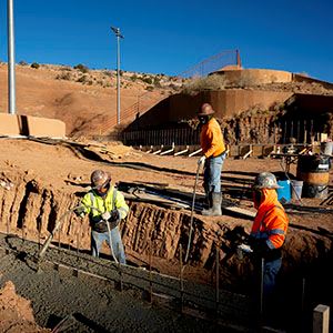 Red Rock Park Restroom Construction